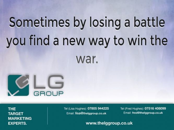 You Don’t Have to Win Every Battle to Win the War